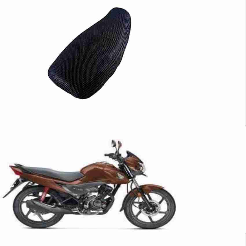 ASESOMECREATION BSJ BLACK SEAT COVER JALI 7 Single Bike Seat Cover