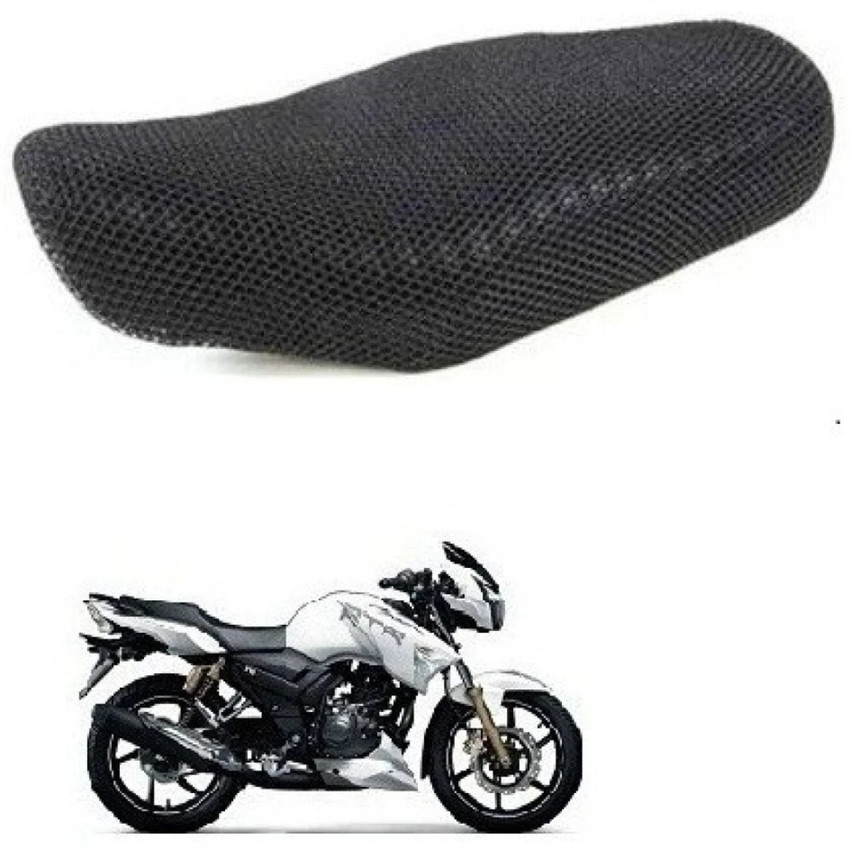 RIYANSHI Single bike net seat cover for tvs apache Single Bike