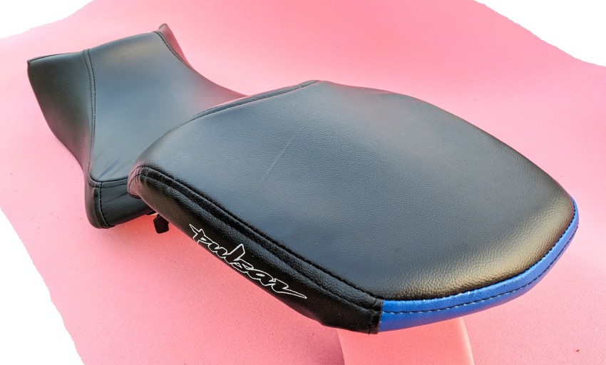 Blue bike seat online cover