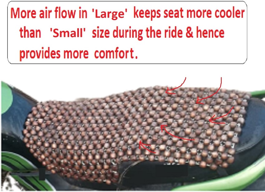 Beaded motorcycle online seat cover