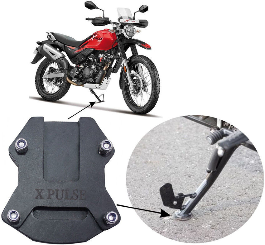 ASRYD Brushed Stainless Steel Side Stand Extender Compatible Hero X Plus Bike Side Stand Price in India Buy ASRYD Brushed Stainless Steel Side Stand Extender Compatible Hero X Plus Bike Side Stand onl...