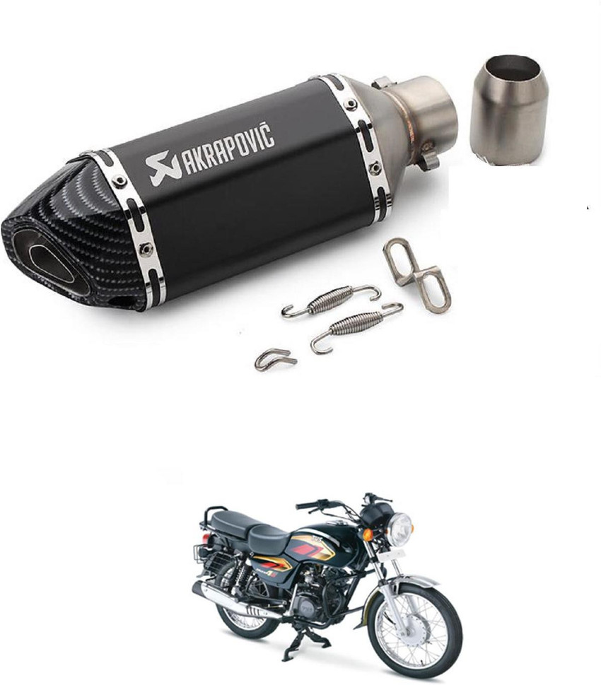 LOVMOTO Bike silencer cf TVS Max 4R Slip on Exhaust System