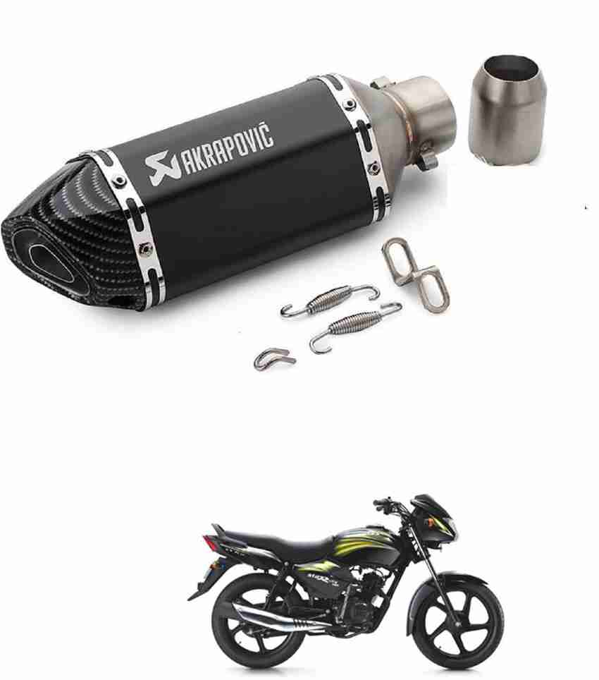 LOVMOTO Bike silencer cf TVS Star City Slip on Exhaust System Price in India Buy LOVMOTO Bike silencer cf TVS Star City Slip on Exhaust System online at Flipkart