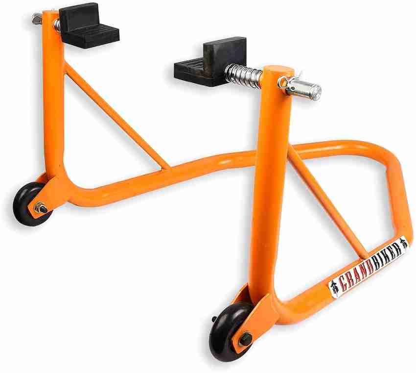 Grandbiker Rear Wheel Paddock Stand Extra Strong for RE continental gt 650 Orange Bike Storage Stand Price in India Buy Grandbiker Rear Wheel Paddock Stand Extra Strong for RE continental gt