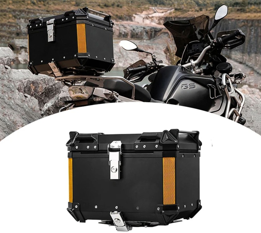 Motorcycle Rear Top Case Moto Luggage Storage Tail Box Waterproof
