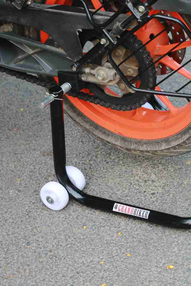 Grandbiker Rear Wheel Paddock Stand with Swing Arm Rest Bike Storage Stand Price in India Buy Grandbiker Rear Wheel Paddock Stand with Swing Arm Rest Bike Storage Stand online at Flipkart