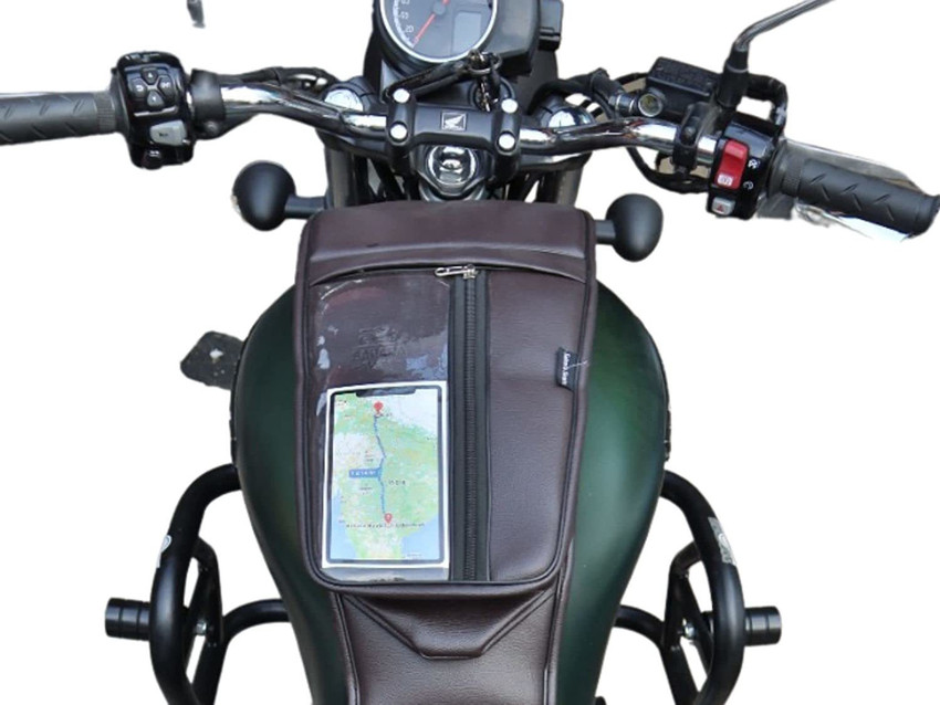 Bike tank cover with mobile hotsell holder