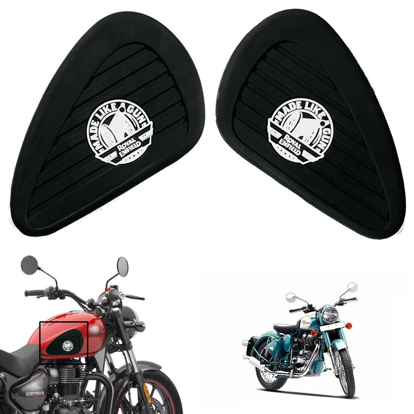 Dhe Best Bike Petrol Tank Rubber Knee Pads for Royal Enfield