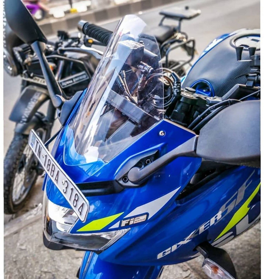 Gixxer bubble visor cheap