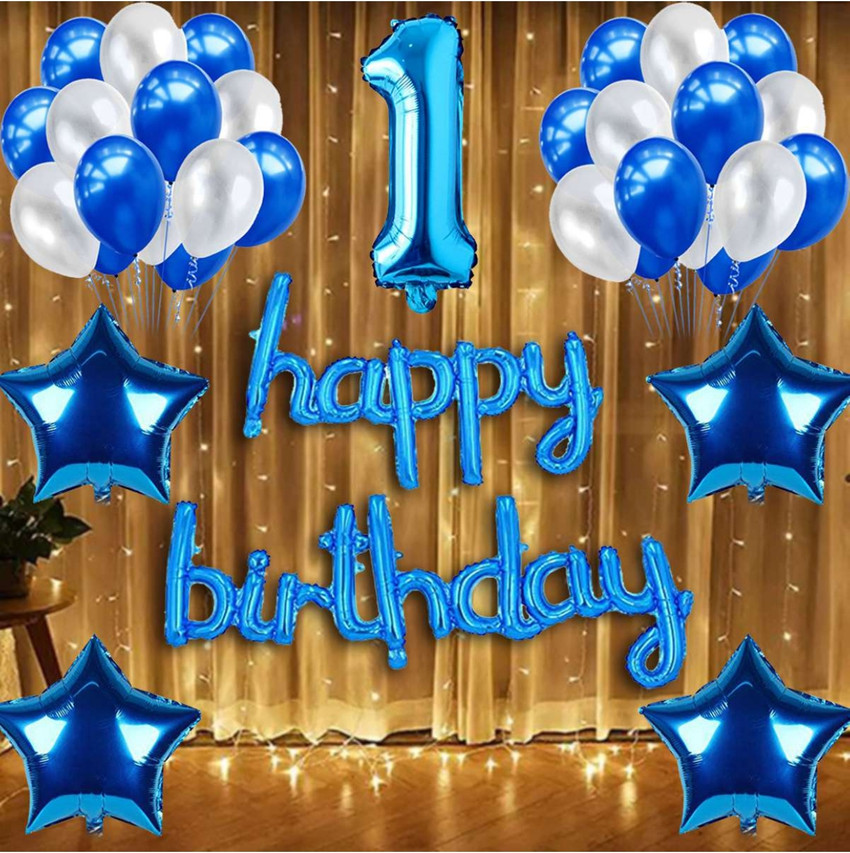 Happy Decoration Happy Birthday Decoration Combo Kit For One Year