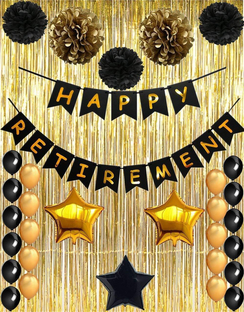 Retirement shop party decorations