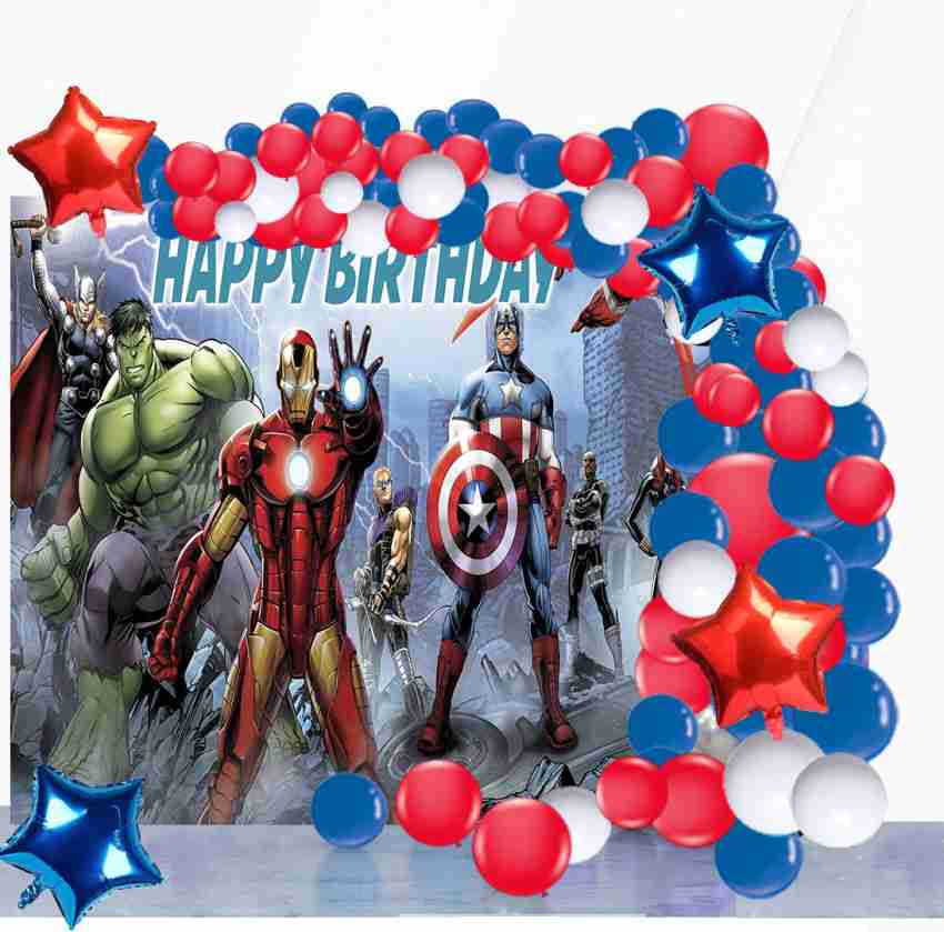 Theme My Party Avengers Theme Birthday Party Combo Kit Price in India - Buy  Theme My Party Avengers Theme Birthday Party Combo Kit online at