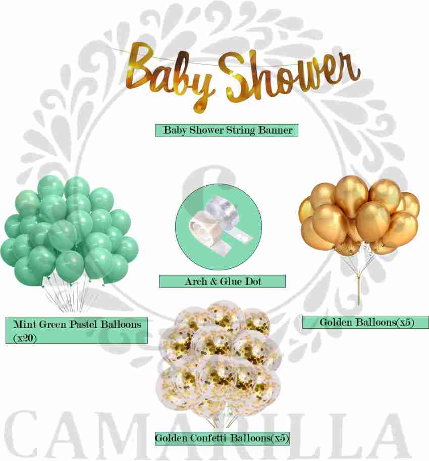 CAMARILLA Baby Shower Decoration Items Kit for Home Price in India