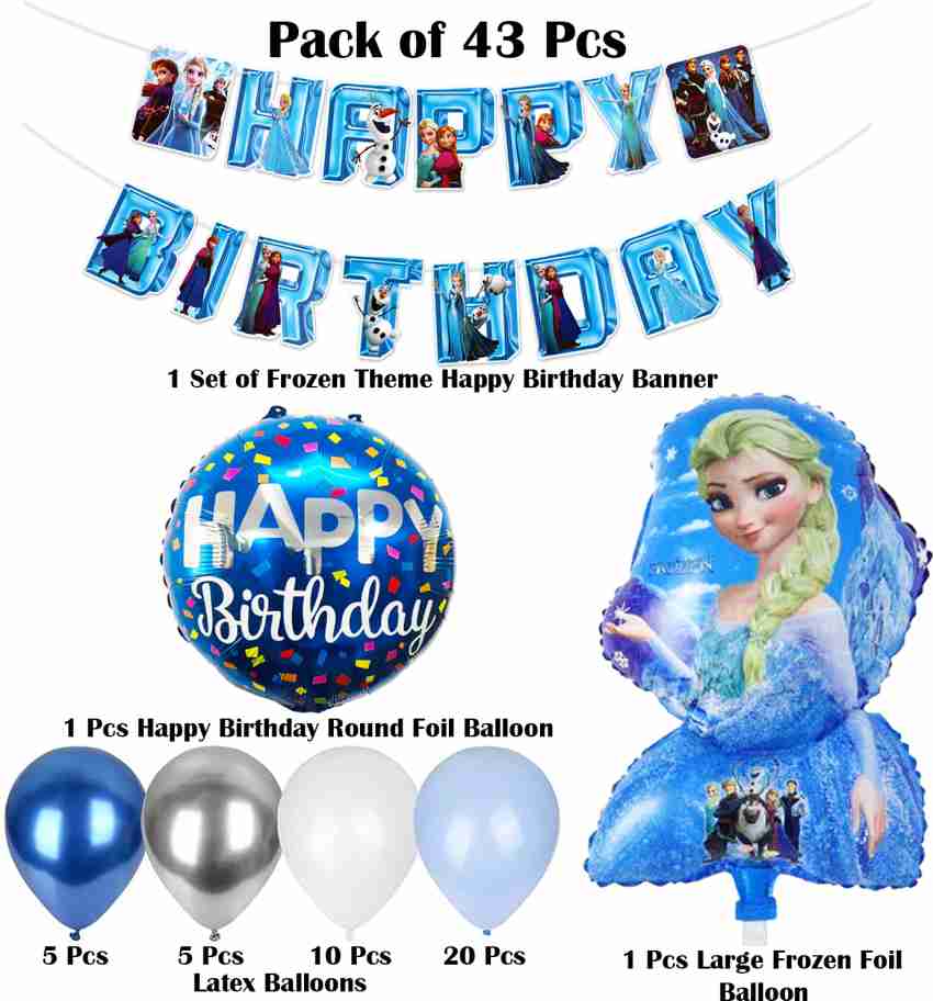 Rozi Decoration Frozen Theme Birthday Party Decorations Items for Girls  Price in India - Buy Rozi Decoration Frozen Theme Birthday Party Decorations  Items for Girls online at