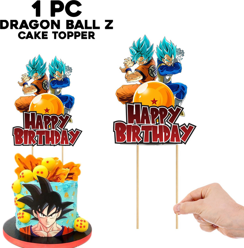 DBZ Cake Topper DIY, Dragon Ball Z Printable