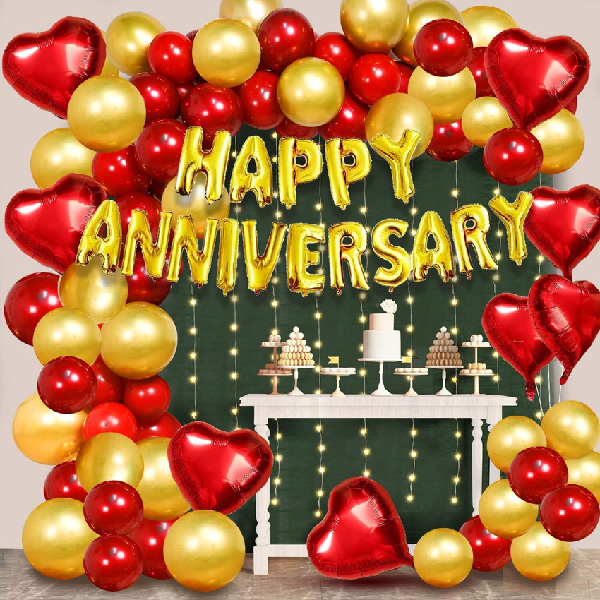 Anniversary decorations hot sale at home