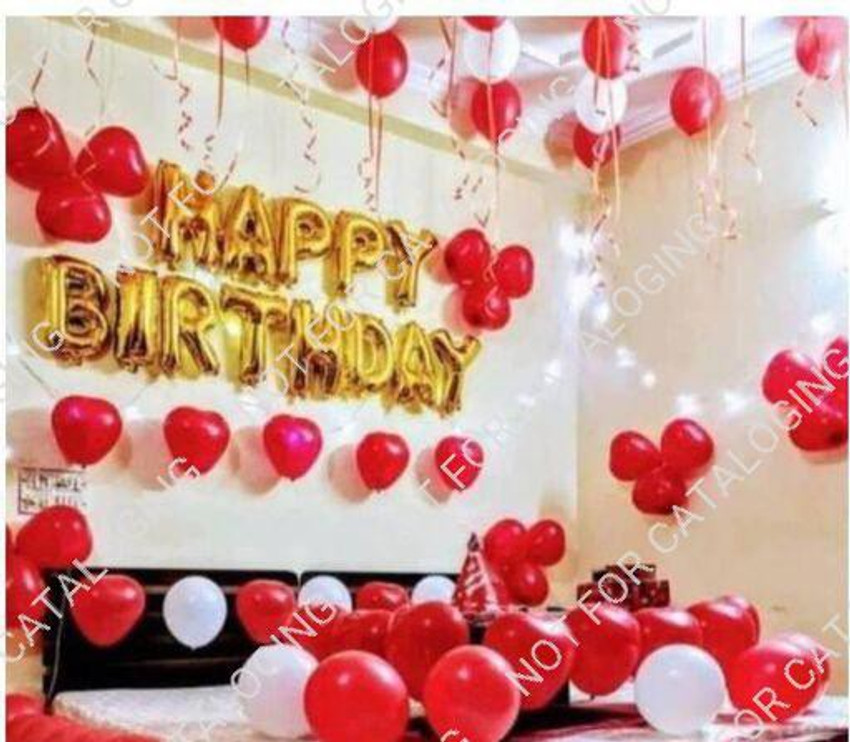 Jai Balaji Enterprises Birthday Surprise Room Decoration Balloons