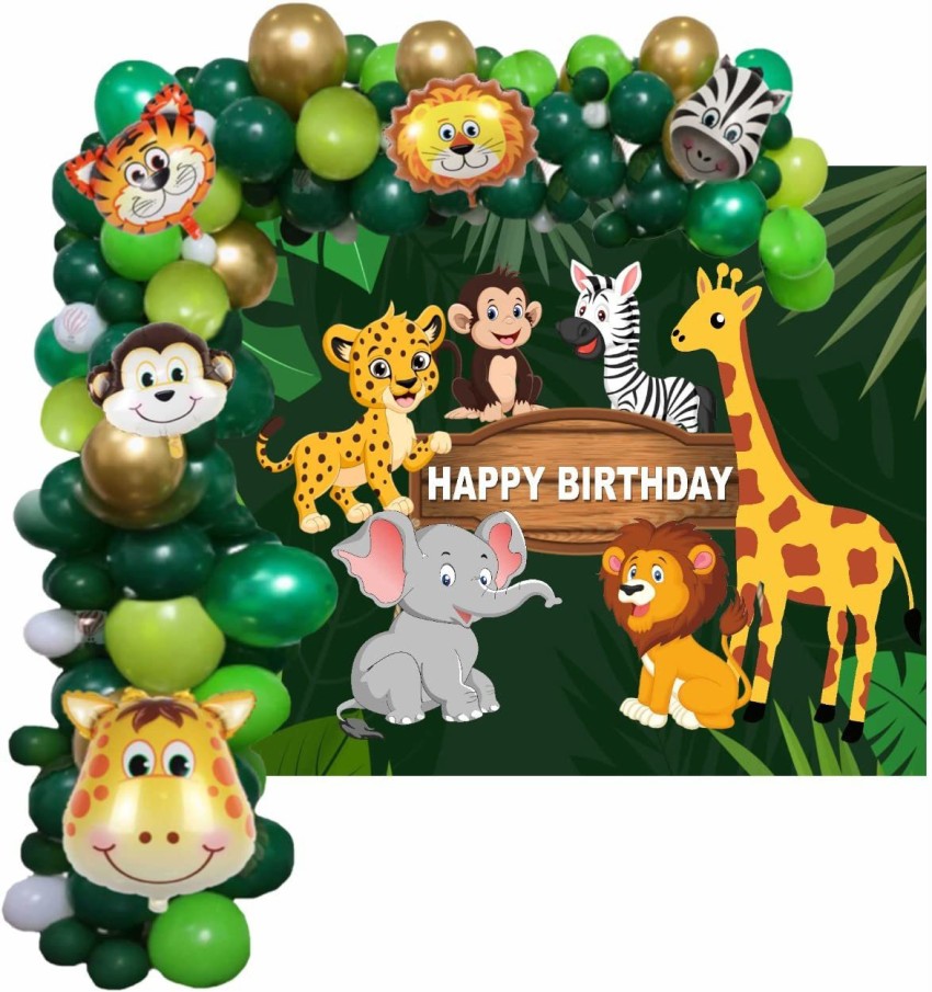 Details more than 64 forest theme birthday decoration super hot - seven ...