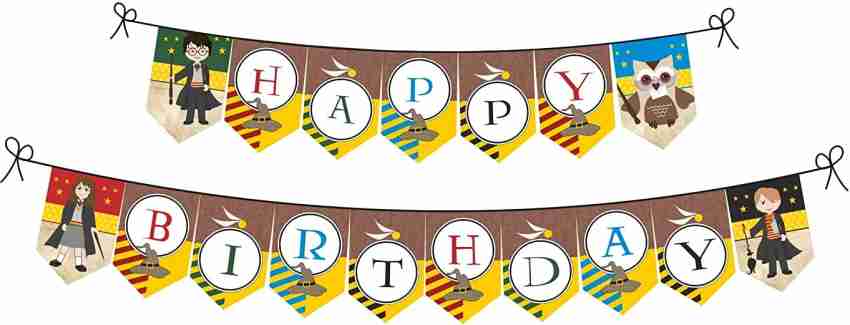 Zyozi Harry Potter Birthday Decorations, Harry Potter Birthday Party  Supplies for Kids, Harry Potter Party Decorations