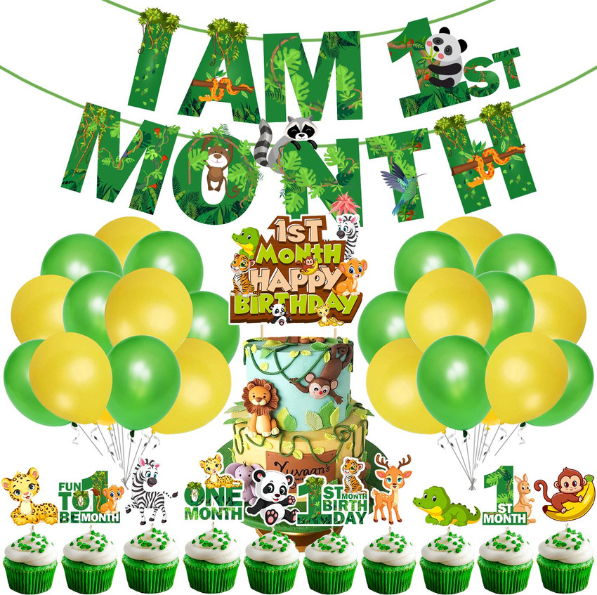 One month birthday decorations online