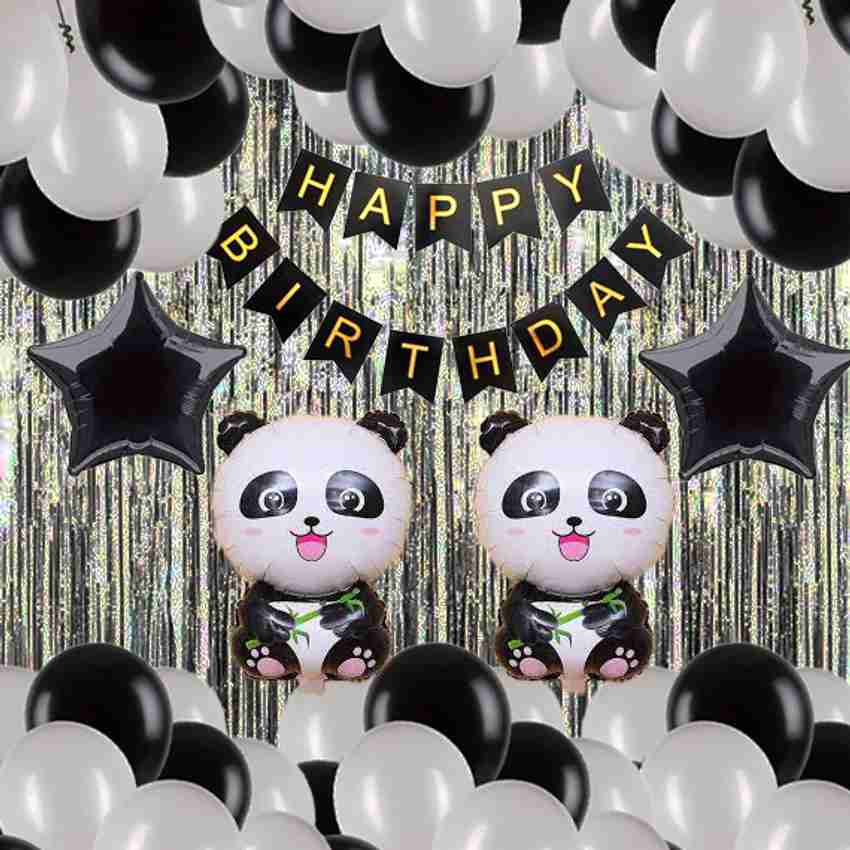 PARTY BREEZE panda theme birthday party combo set