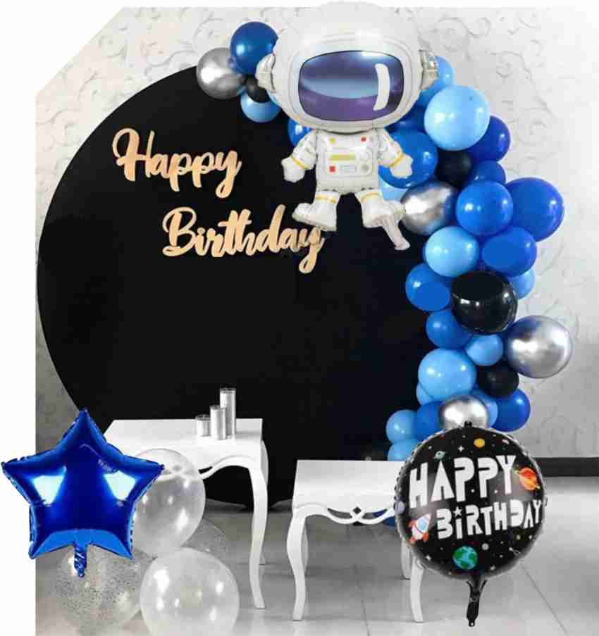 Carpeta Ballon gonflable XXL, motif fusée, décoration pour anniversaire  d'enfant et fête | SuperShape : 53 x 73 cm | Espace astronautique pour  enfants