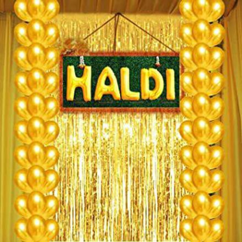 Haldi online ceremony pics