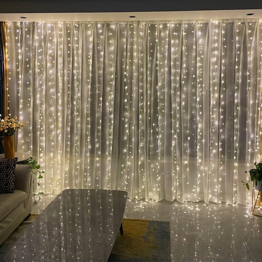 Buy SpecialYou.in Sheer Decoration Tulle White Net Curtain Cloth Backdrop  And Led Fairy Lights Combo For Birthdays, Christmas, Anniversary, Baby  Shower, Wedding Party-6 Items Online at Low Prices in India 
