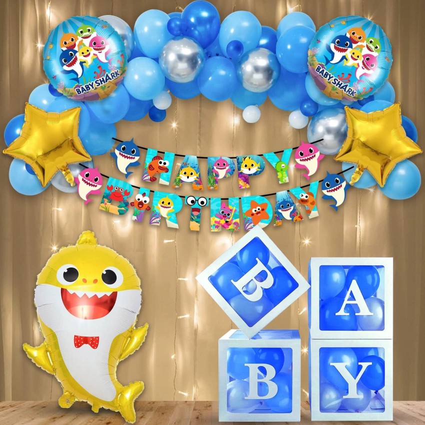 party assets Baby Shark Theme Birthday Decorations Kit Price in India - Buy  party assets Baby Shark Theme Birthday Decorations Kit online at