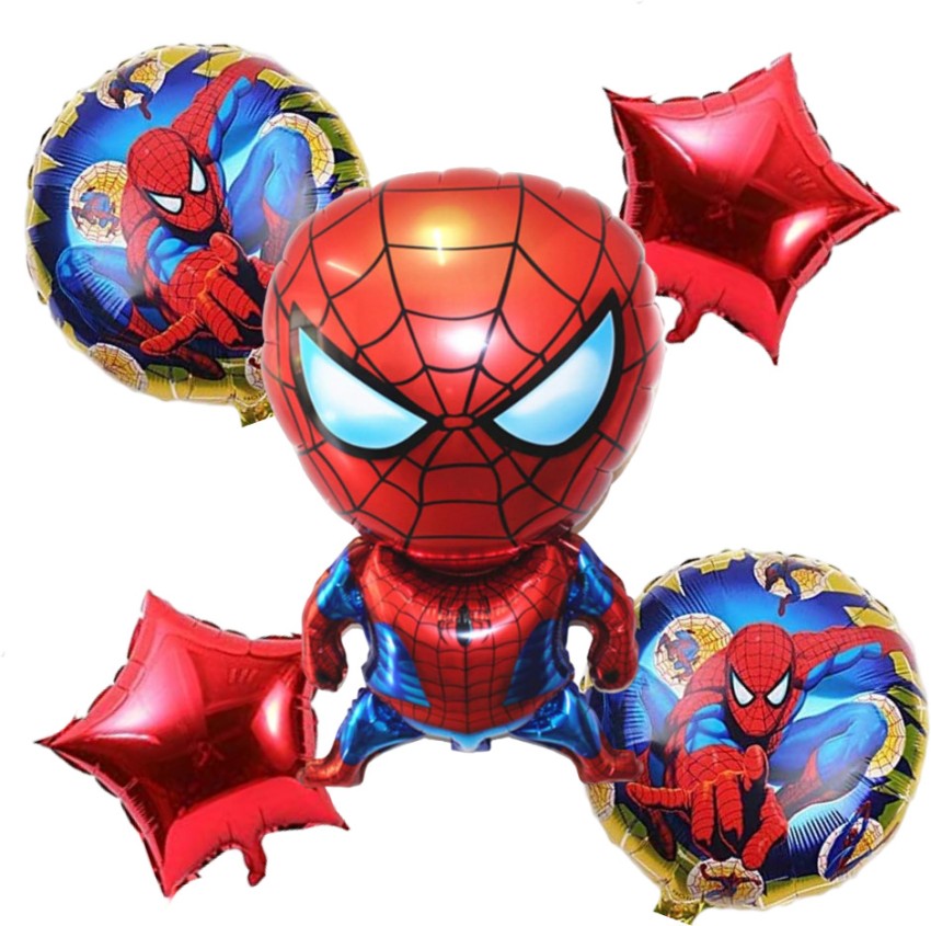  Spiderman Birthday party supplies Spiderman Birthday Party  Decorations Superhero Theme Balloons set included 85 Pcs with free Air Pump  and Tape : Toys & Games