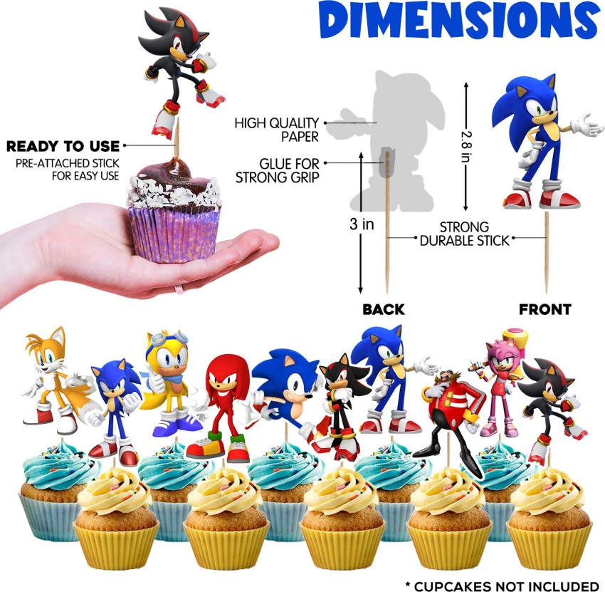 Fun and Flex SONIC BIRTHDAY PARTY DECORATION – Combo Theme