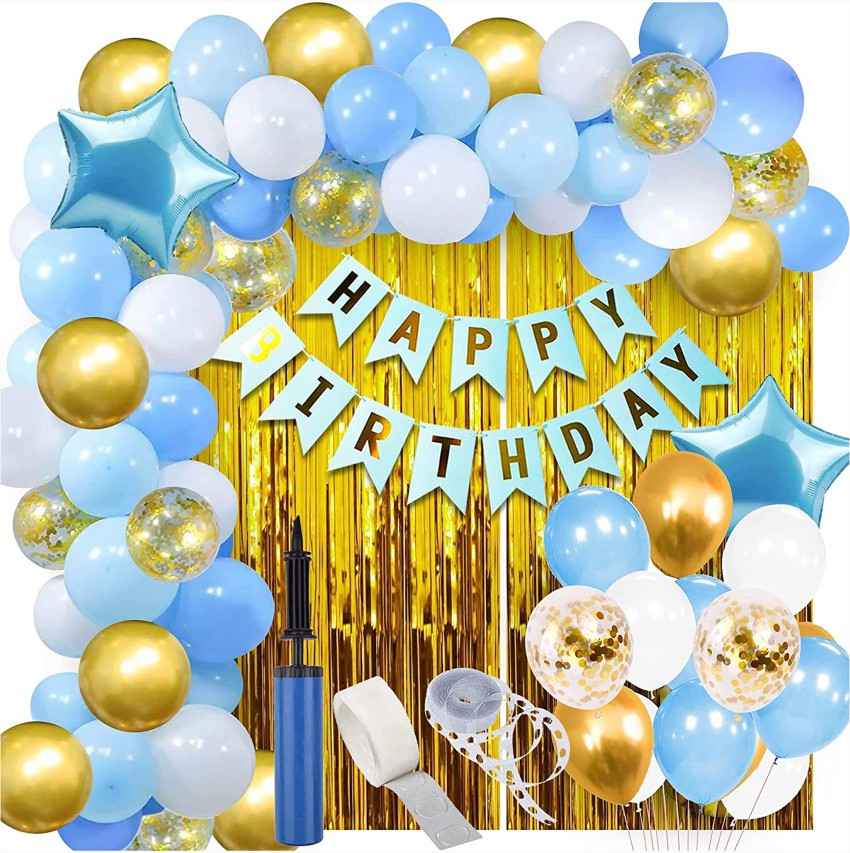 TTimmo4 Happy Birthday Decoration Kit Rose Gold and White Birthday  Decorations Theme Price in India - Buy TTimmo4 Happy Birthday Decoration  Kit Rose Gold and White Birthday Decorations Theme online at