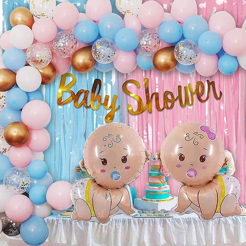 Baby shower balloon banner hot sale