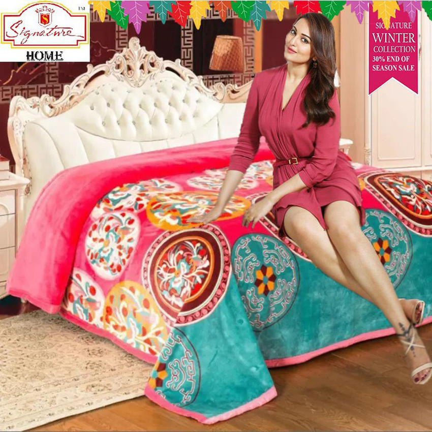 Signature double bed sale blanket