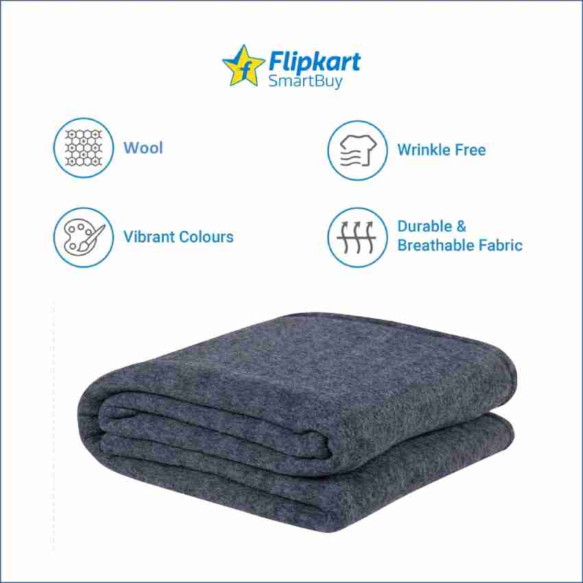 Flipkart SmartBuy Solid Single Woollen Blanket for Mild Winter Buy Flipkart SmartBuy Solid Single Woollen Blanket for Mild Winter Online at Best Price in India Flipkart