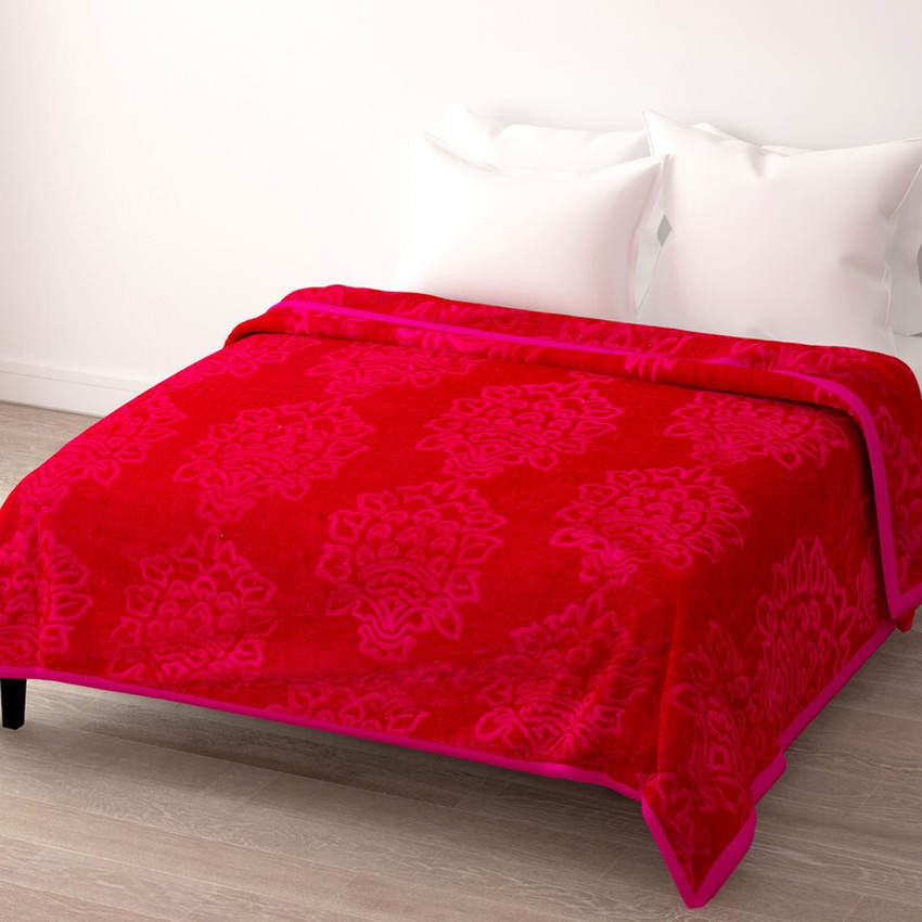 Radhika creation floral double mink blanket outlet