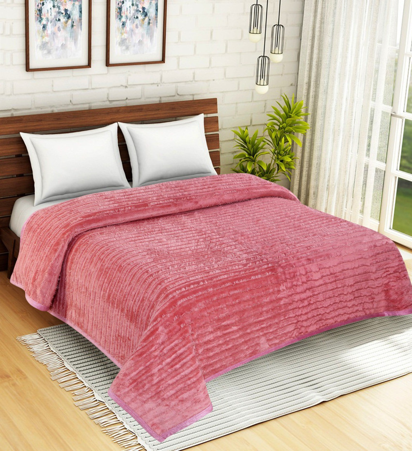 kitchDeco Self Design Double Mink Blanket for Heavy Winter - Buy kitchDeco  Self Design Double Mink Blanket for Heavy Winter Online at Best Price in  India | Flipkart.com
