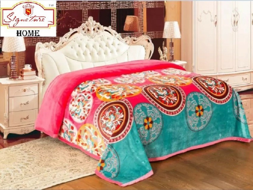 Signature blanket double ply best sale double bed