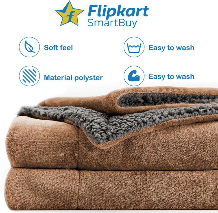 Flipkart SmartBuy Solid Double AC Blanket for Mild Winter