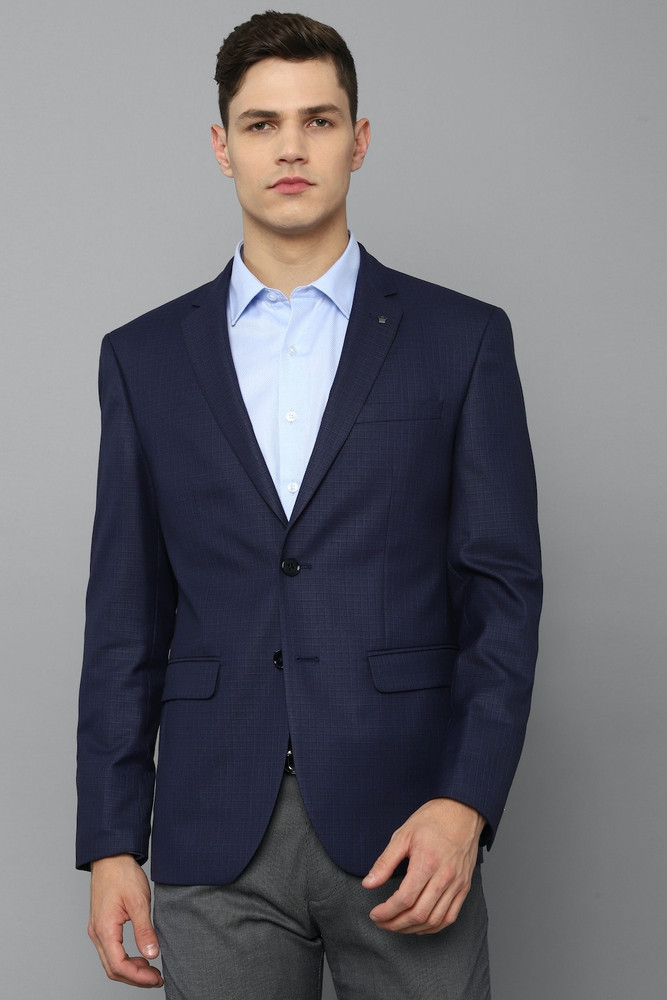 LOUIS PHILIPPE Solid Single Breasted Formal Men Blazer Buy LOUIS