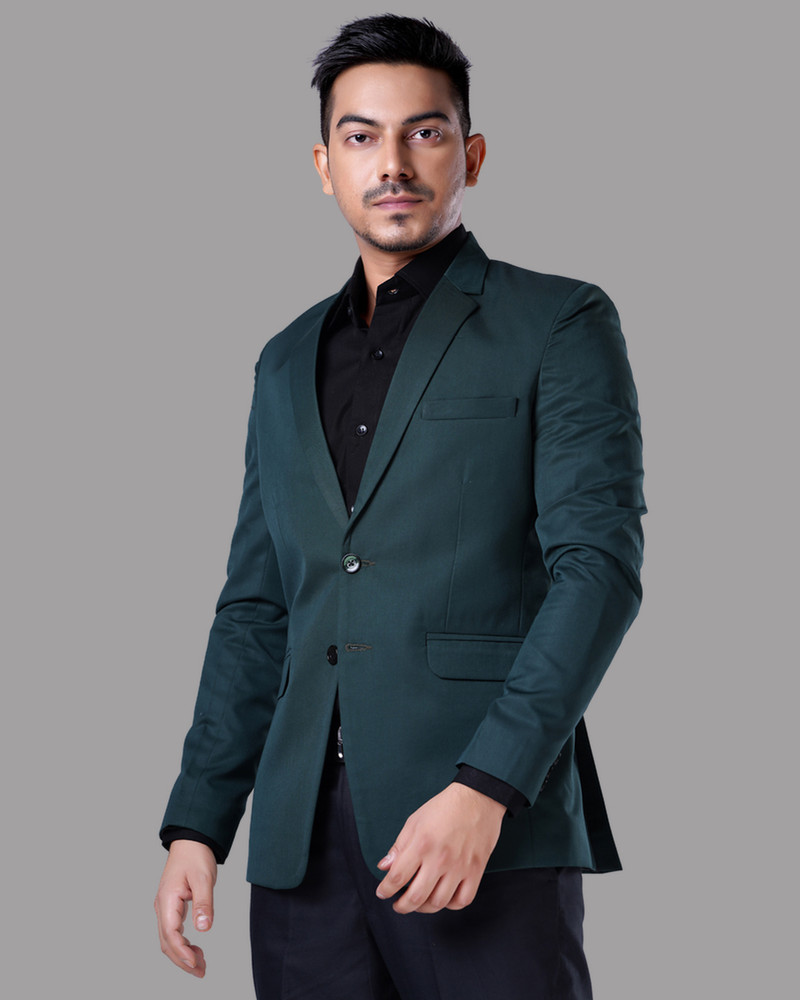 Dark green blazer mens new arrivals