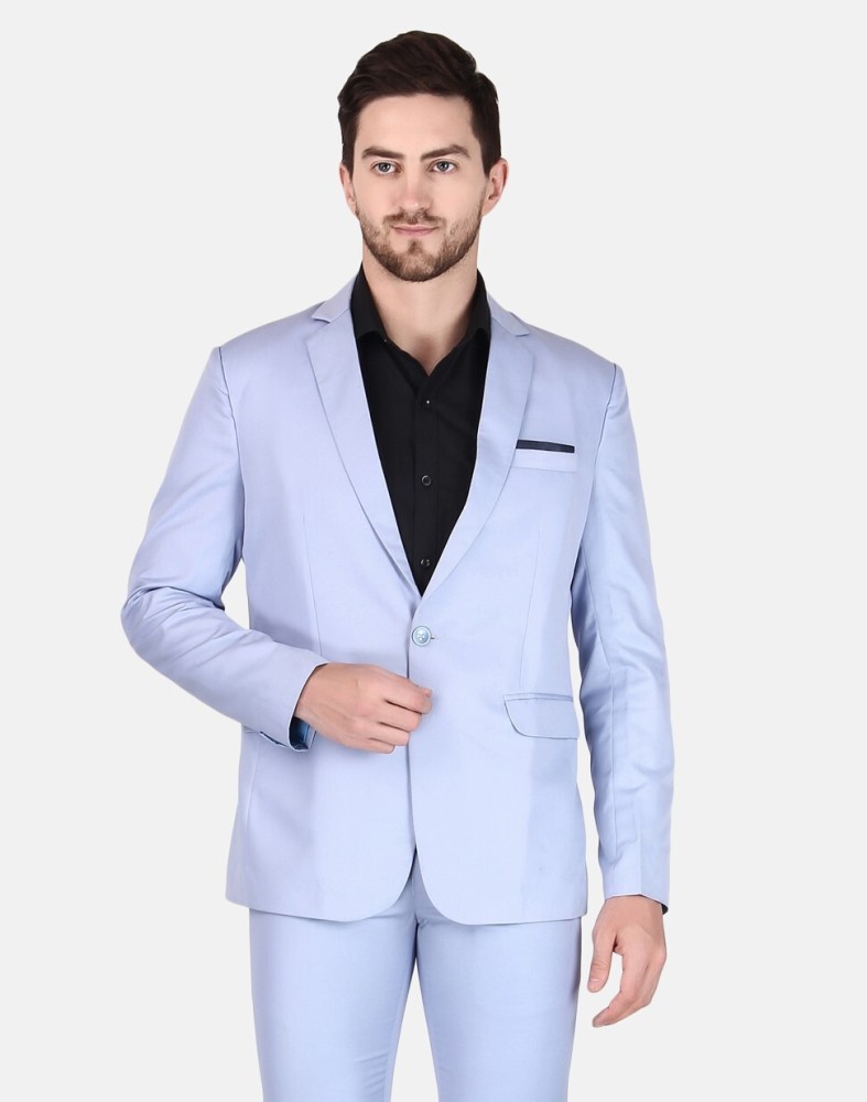 Men's Plain Colour Formal Blazer and Pant 
