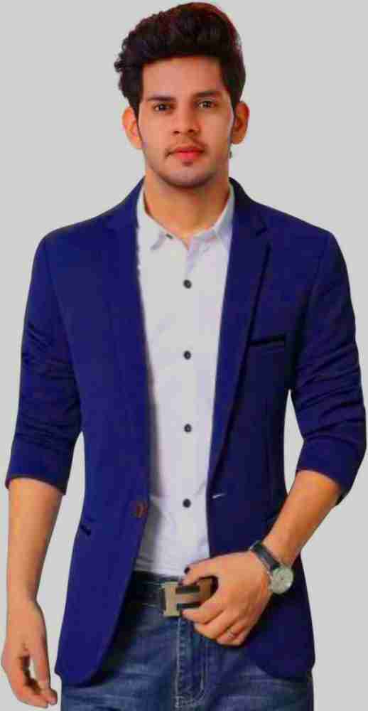 Royal blue blazer with on sale jeans