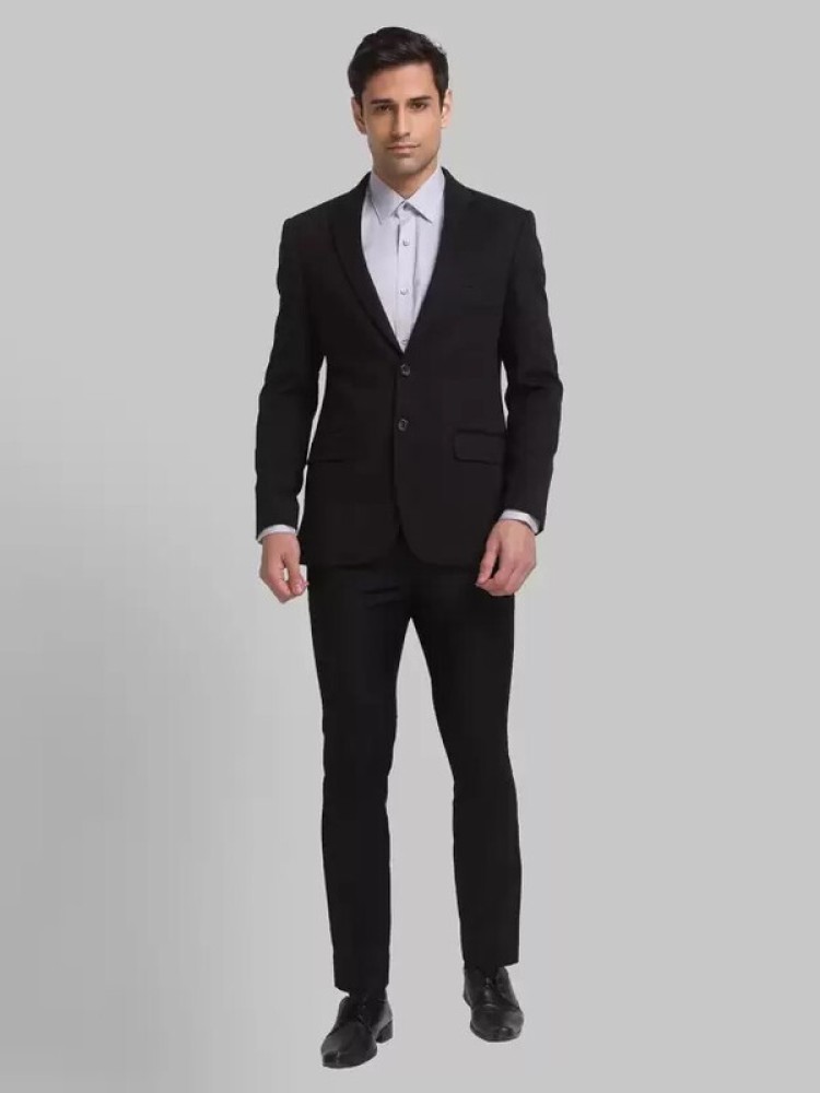 Mens casual hot sale blazer black