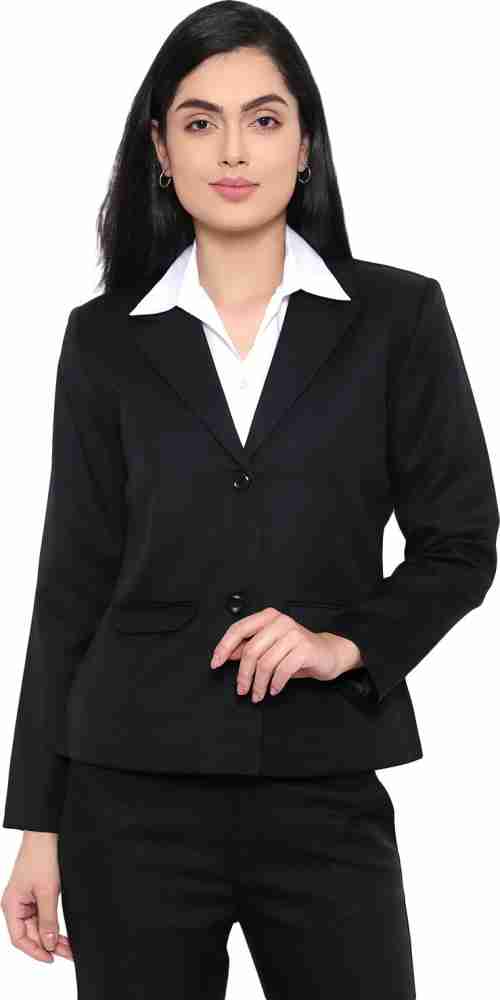 Black formal best sale blazer womens