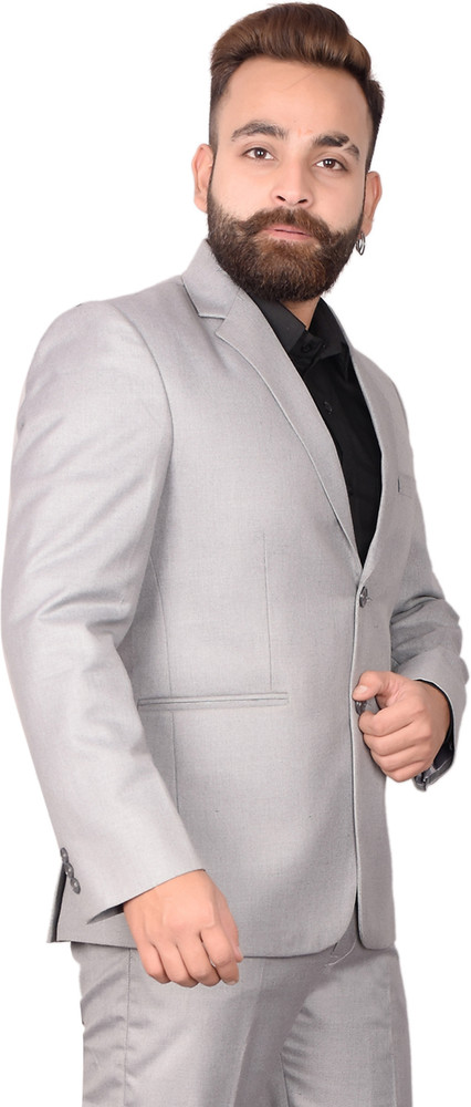 Light grey colour best sale blazer combination
