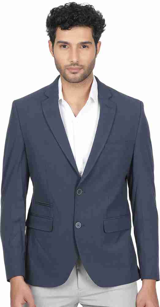 H and m navy on sale blazer