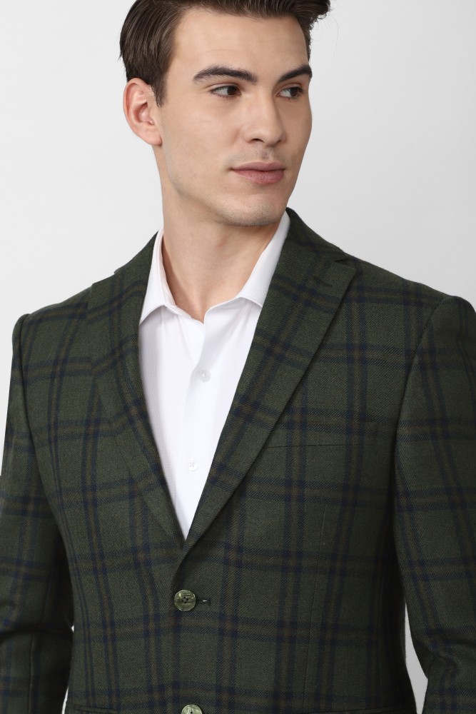 Green check blazer outlet mens