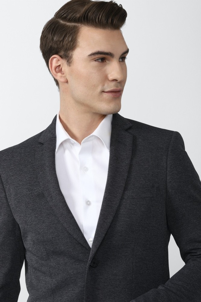 Buy Van Heusen Grey Blazer Online - 690084