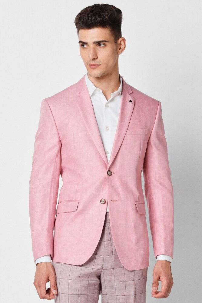 Van heusen pink on sale blazer